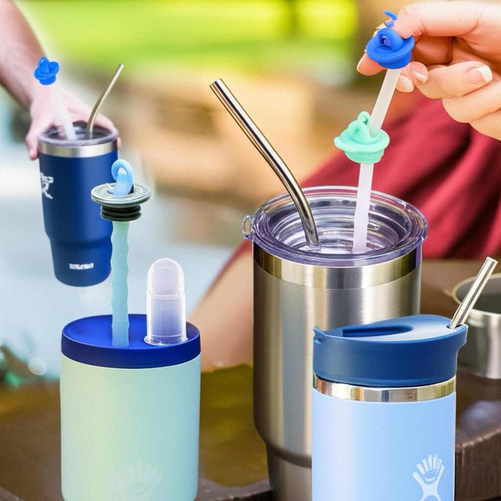 Where to Buy Straws with Caps On?