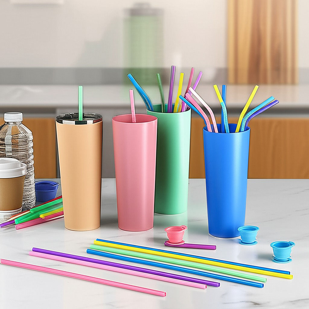 Straws  Caps