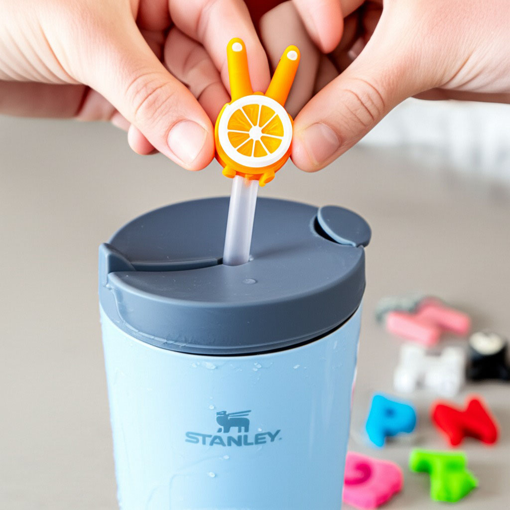 What is a straw topper?