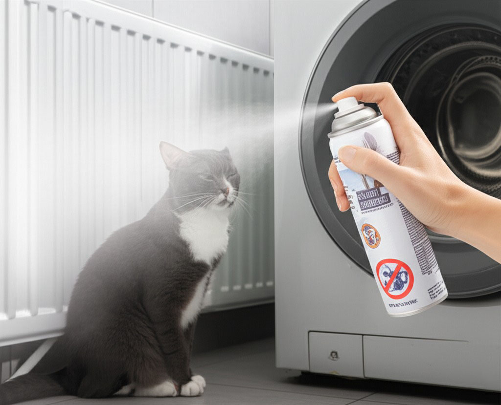 Dangers of aerosol sprays in closed spaces
