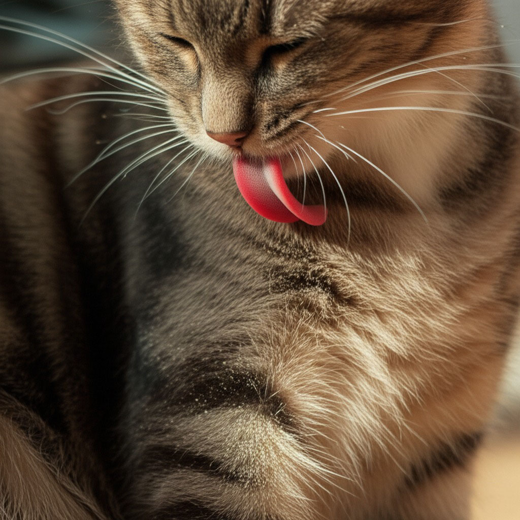 Grooming spreads surface chemicals internally