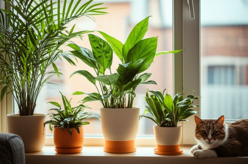 Houseplants that clean air safely