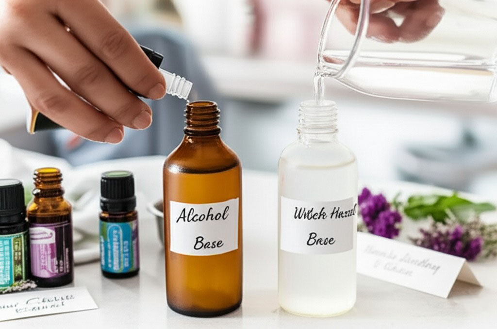 Which Base Works Best: Alcohol or Witch Hazel?