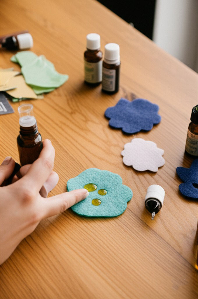 Adding Essential Oils to Felt