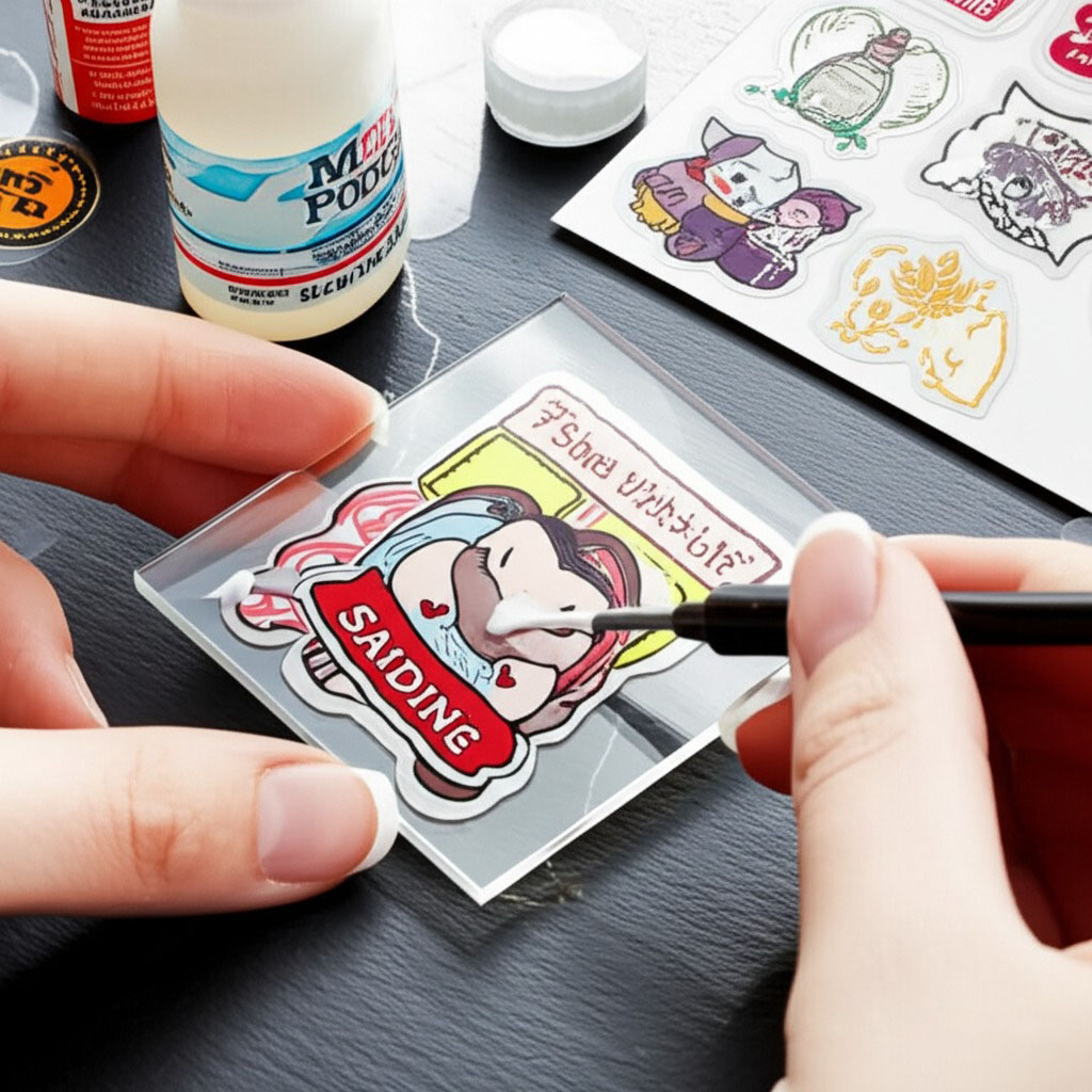 Best Adhesives for Sticker-Based Acrylic Keychains