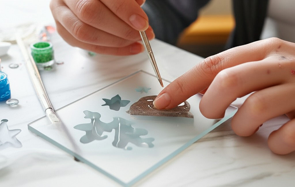 Using Molds to Shape Plastic Keychains