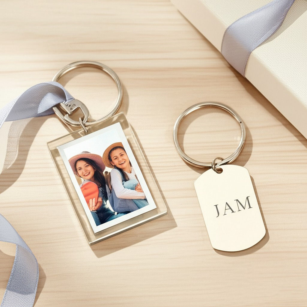 Photo Keychains VS Name-Engraved Keychains