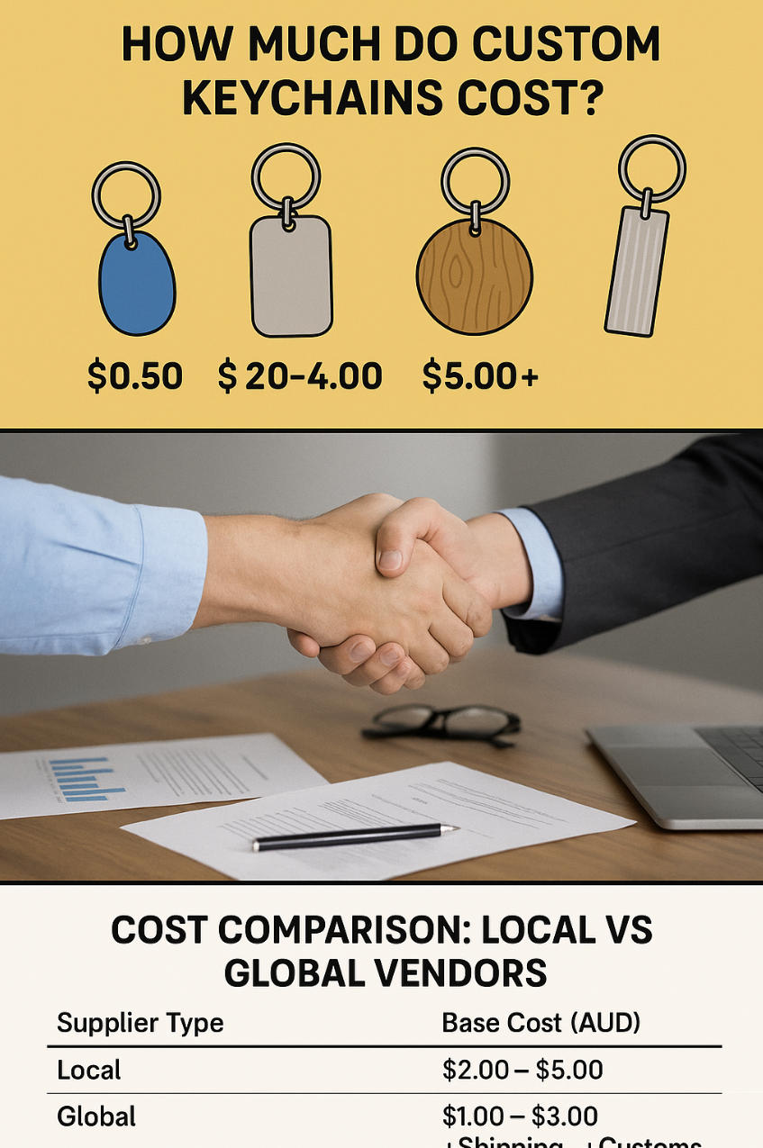 How much do custom keychains cost?