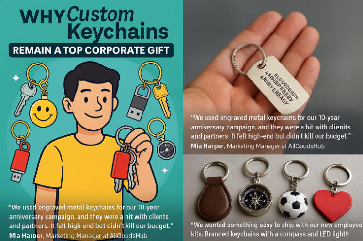 Why Custom Keychains Remain a Top Corporate Gift