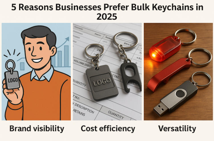 5 Reasons Businesses Prefer Bulk Keychains in 2025
