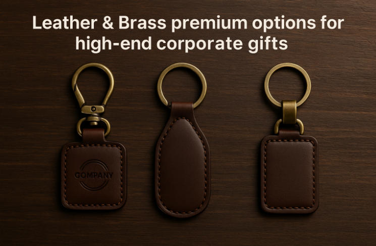 Leather & Brass premium options for high-end corporate gifts