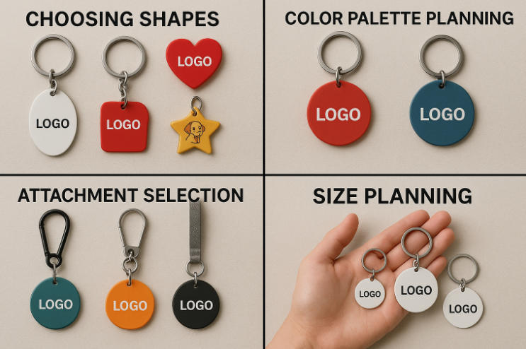 Color palette planning: Red, Blue, Black brand matches