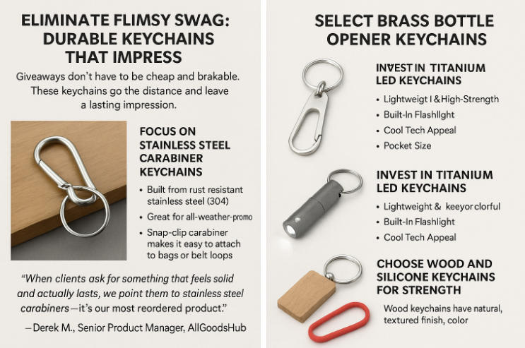 Eliminate Flimsy Swag: Durable Keychains That Impress