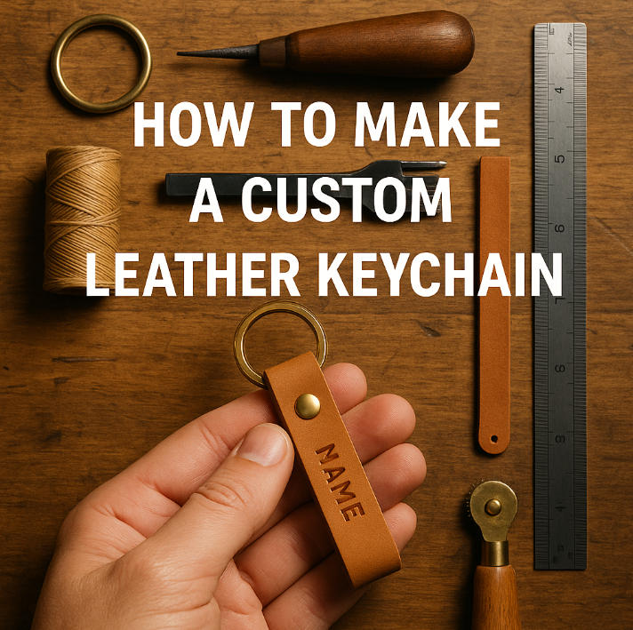 How to Make Custom Leather Keychain?