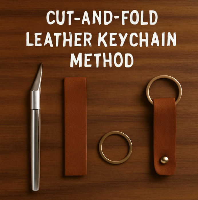 How to Make a Simple Leather Keychain?