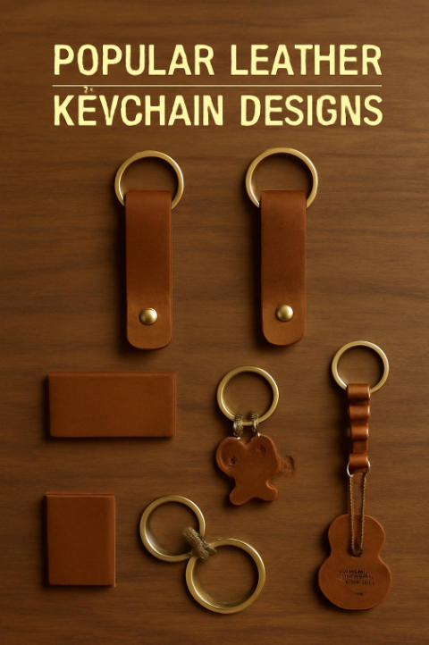 Popular Leather Keychain Designs
