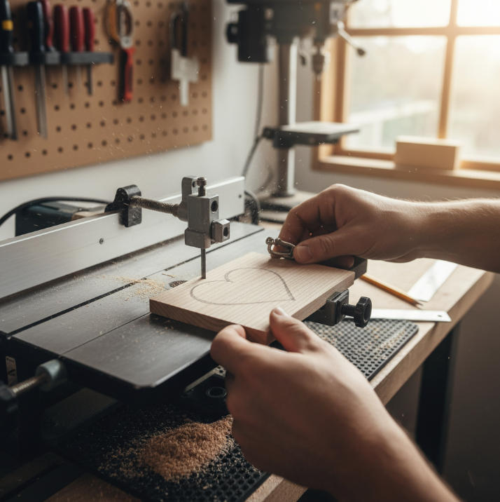 Cutting Square, Oval, and Heart Shapes Precisely