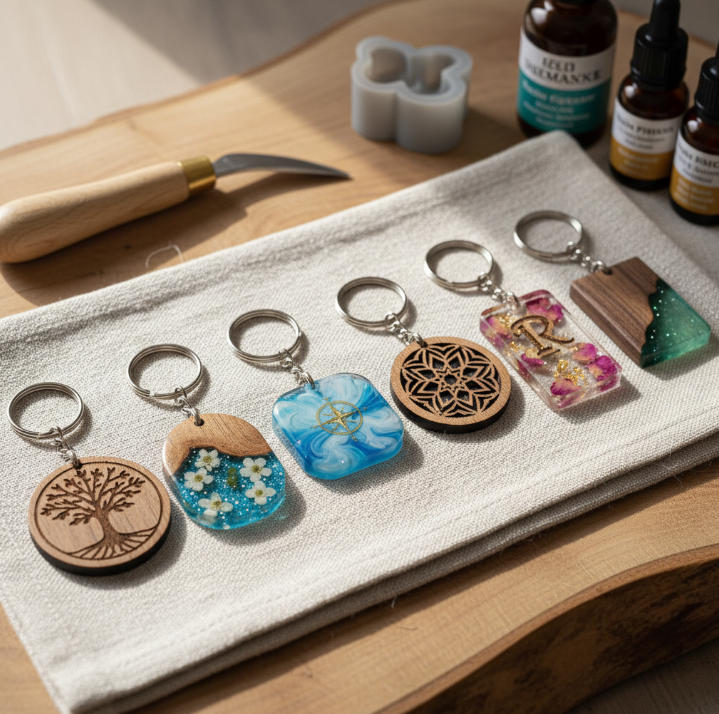 Wood and Resin — Eco-Friendly Options for Nature or Minimalist Themes