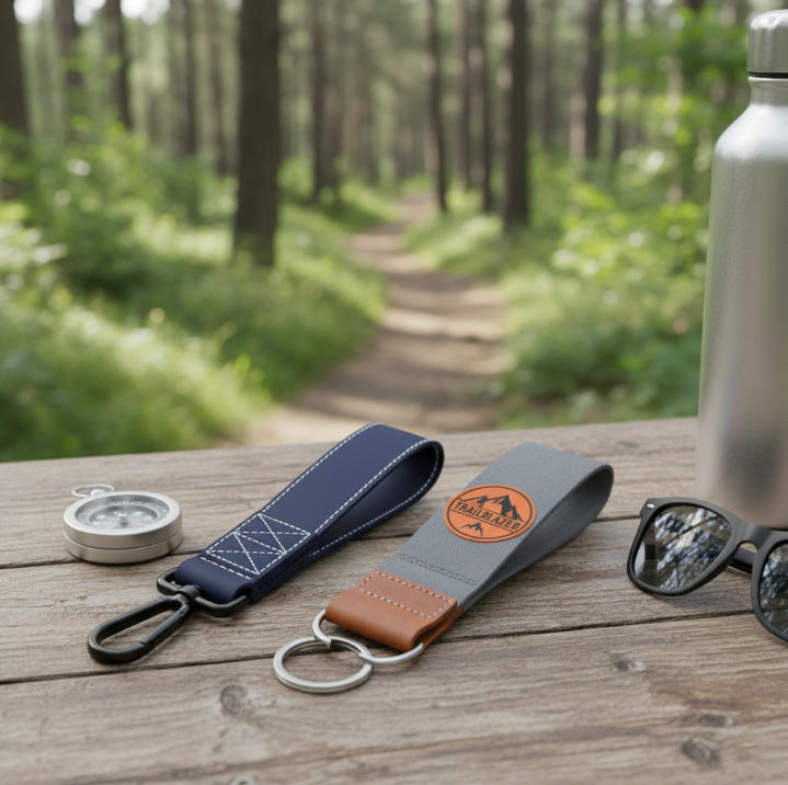 Nylon and Polyester — Fabric Keychains for Sporty or Outdoor Styles