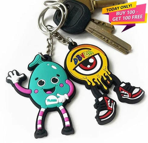 Custom 3D PVC Keychains – Personalised for Brands & Events